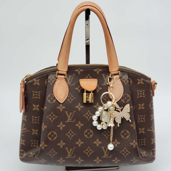 100% Auth Louis Vuitton Lock & Key with unbranded Bagcharm, Keycharm, Keychain - Picture 1 of 9
